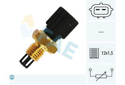Sensor, temperatura do ar de admissão