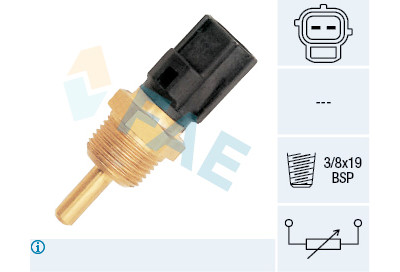 Sensor, temperatura do líquido de refrigeração