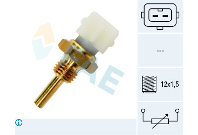 Sensor, temperatura do líquido de refrigeração
