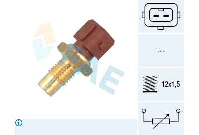 Sensor, temperatura do líquido de refrigeração