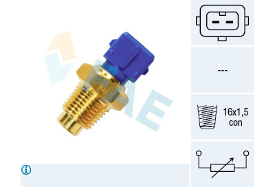 Sensor, temperatura do líquido de refrigeração