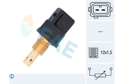 Sensor, temperatura do ar de admissão