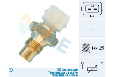 Sensor, temperatura do óleo