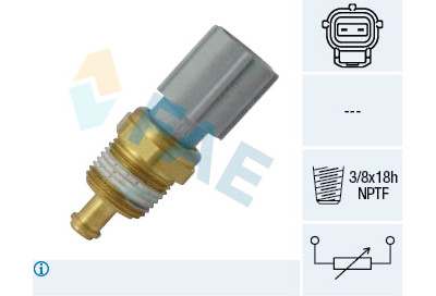 Sensor de temperatura do líquido de arrefecimento FAE 33734