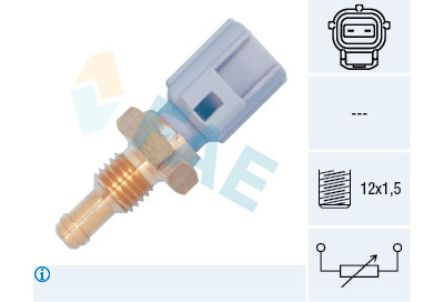Sensor de temperatura do líquido de arrefecimento FAE 33735