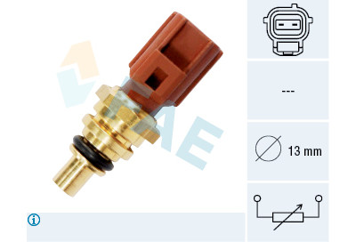 Sensor, temperatura do líquido de refrigeração