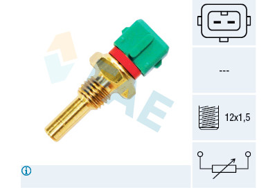 Sensor, temperatura do líquido de refrigeração