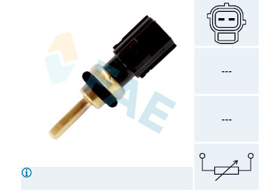 Sensor, temperatura do líquido de refrigeração