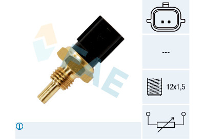 Sensor, temperatura do líquido de refrigeração