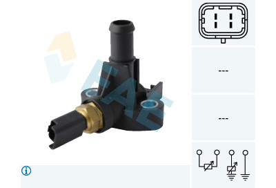 Sensor, temperatura do líquido de refrigeração