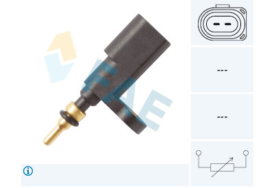 Sensor, temperatura do líquido de refrigeração