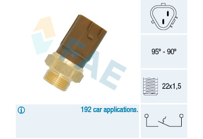 Interruptor de temperatura, ventilador do radiador FAE 36720