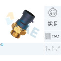 Interruptor de temperatura, ventilador do radiador FAE 37910
