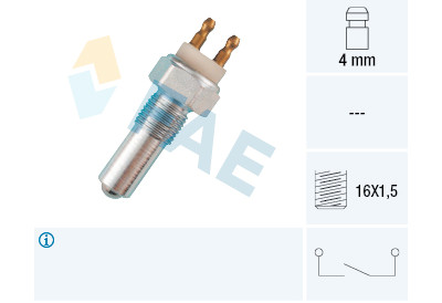 Interruptor, luz de ré FAE 40260