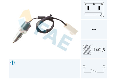 Interruptor, luz de ré FAE 40360
