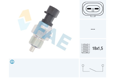 Interruptor, luz de ré FAE 40490