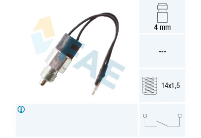 Interruptor, luz de ré FAE 40530