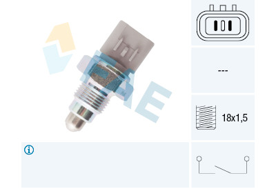 Interruptor, luz de ré FAE 40902