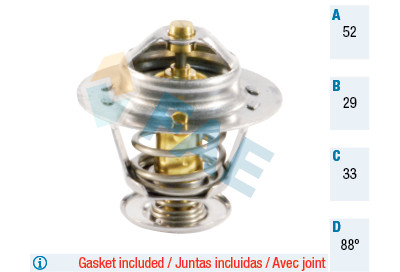 Termostato, refrigerante FAE 5304888