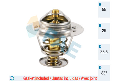 Termostato, refrigerante FAE 5306983