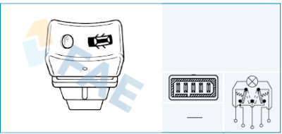 Interruptor, fecho das portas