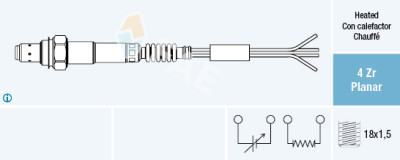 Sonda Lambda FAE 77015