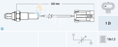 Sonda Lambda FAE 7710-2