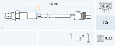 Sonda Lambda FAE 77104
