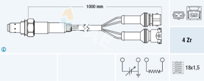 Sonda Lambda FAE 77124