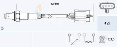 Sonda Lambda FAE 77158