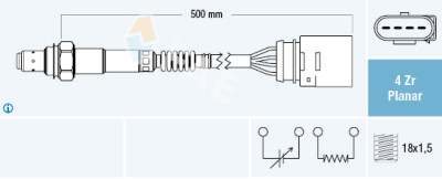 Sonda Lambda FAE 77202