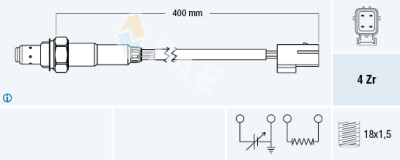 Sonda Lambda FAE 77216