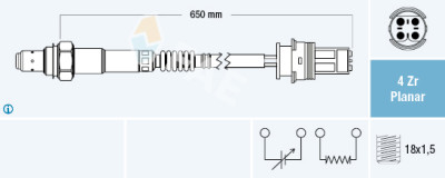 Sonda Lambda FAE 77249