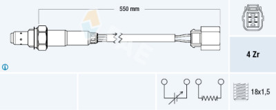 Sonda Lambda FAE 77473