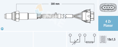 Sonda Lambda FAE 77575