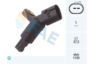 Sensor, rotações da roda