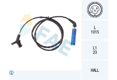 Sensor, rotações da roda