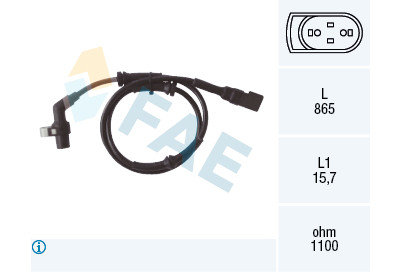 Sensor, rotações da roda