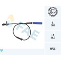 Sensor, rotações da roda