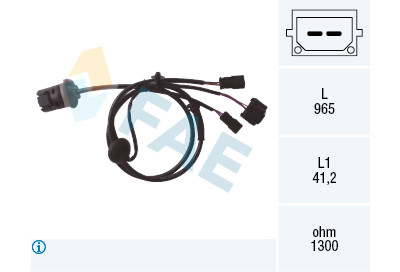 Sensor, rotações da roda