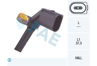 Sensor, rotações da roda