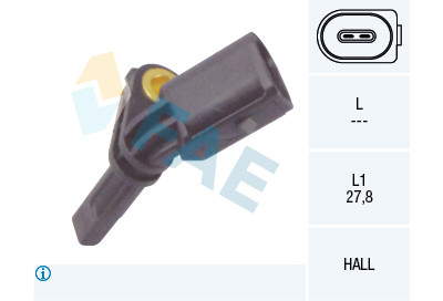 Sensor, rotações da roda