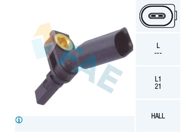 Sensor, rotações da roda