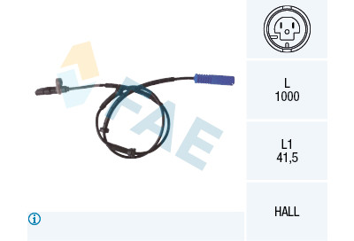 Sensor, rotações da roda