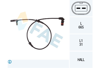 Sensor, rotações da roda