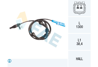 Sensor, rotações da roda