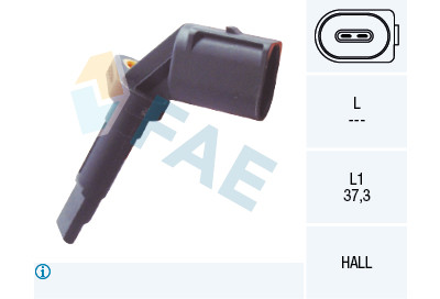 Sensor, rotações da roda