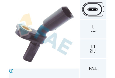 Sensor, rotações da roda
