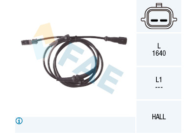 Sensor, rotações da roda