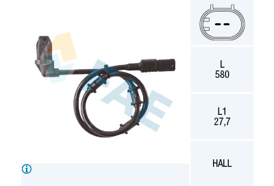 Sensor, rotações da roda